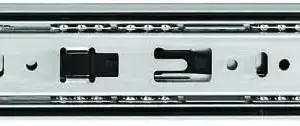 Side Mount Full Extension Drawer Slide, 22-Inch, 100 lb Load Capacity, Pair for Cabinet
