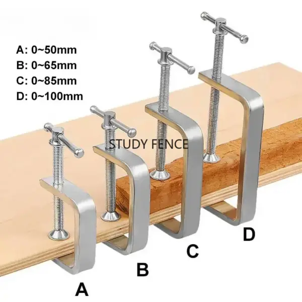 1pc G-type Thickened Woodworking Clamp G-shaped Plywood Furniture Fixture Household Hardware Accessories Furniture Bracket