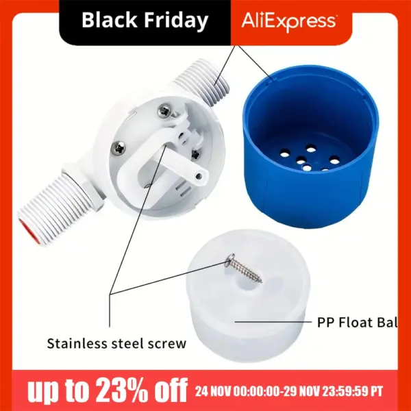 Automatic Stop Automatic Water Level Control Valve Adapter Quick Connect Float Switch Durable Thread Float Ball Valve Pool