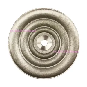 150MM Diamond Grinding Disc 3-Slot Polishing Wheel for Jade Egg Noodle Ring Surface Gem Molding, 12.7MM Aperture