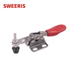 SWEERIS Stainless steel GH-201ASS Horizontal Toggle Clamp Quick Release T Set Woodworking Fix Clip Tool GH-201AS