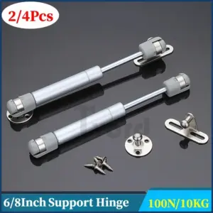 2/4PCS Cabinet Door Gas Struts 100N/10KG Supports Gas Spring Lid Support Gas Props Shocks Kitchen Cupboard Hydraulic Hinge