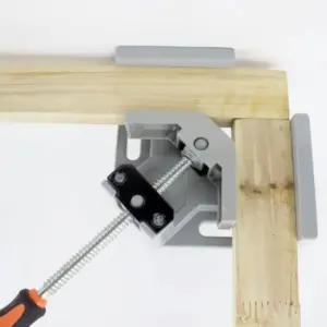 New Aluminium Single Handle 90 Degree Right Angle Clamp Photo Frame Corner Clip Woodworking Vise Workbenches Hand Tool