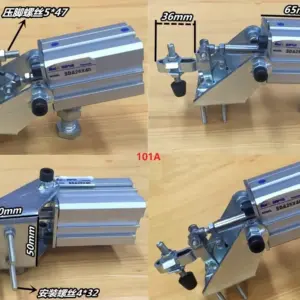 Pneumatic Air Cylinder Adjustable Hold Down Toggle Clamp