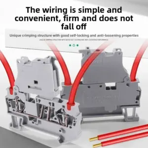 10Pcs ST 4-HESI 5X20 Fuse Terminal Block With Disconnect Lever Spring Connection Fuse Holder NS 35 DIN Rail Connector ST4-HESI