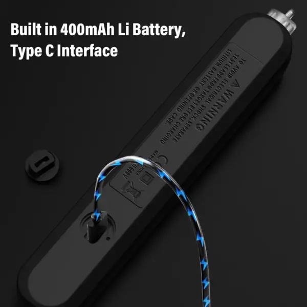 AVX1 Voltage Tester Non-Contact AC Detector with Three-Phase Rotation L/R Indicator 6 Detection Ranges ABS Body