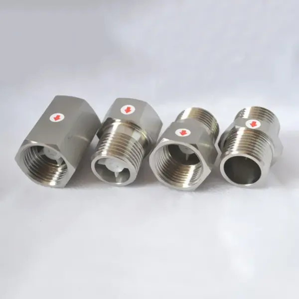 1/2" BSP Male Female Thread 304 Stainless Steel Check Valve One Way Non-return Valve For Water Tank Water Heater Toilet