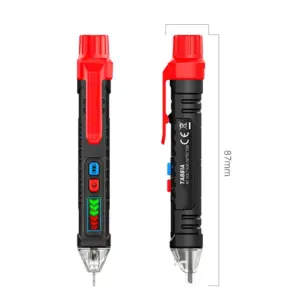 Digital Voltage Tester Pen TA881A Non Contact AC Detector with Live Neutral Wire Alerts and Adjustable Sensitivity