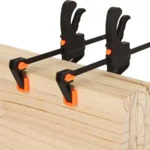 4 Inch Woodworking Bar Clamps Hard Quick Ratchet Release Clips Heavy Duty Hand Tools for Carpentry Gluing & Wood Working