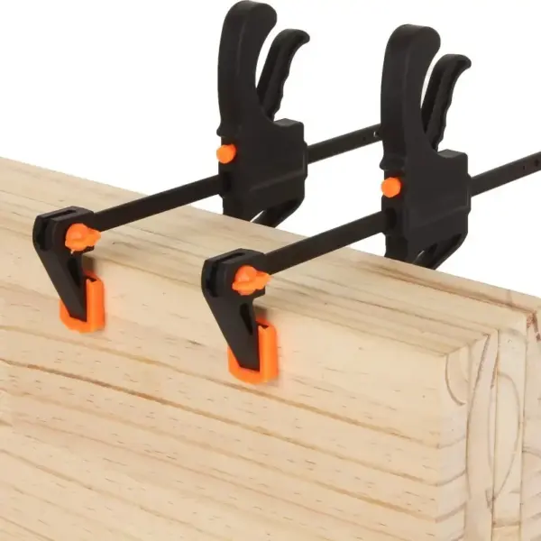 4 Inch Woodworking Bar Clamps Hard Quick Ratchet Release Clips Heavy Duty Hand Tools for Carpentry Gluing & Wood Working