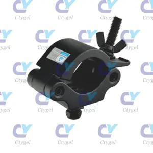 1 Pcs 48-52mm Aluminum Truss Clamp Stage Lighting Clip Heavy Duty Coupler Pipe Truss Display Accessories for Speaker DJ  Fixture