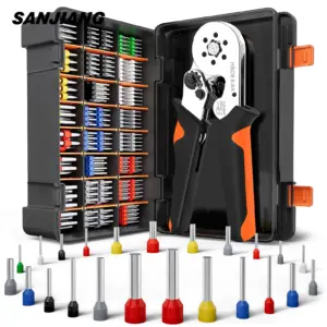 Ferrule Crimping Tool HSC8 6-4/6-6 Electrical Crimper Plier For Wire End Crimp Tube Terminals Electrical Circuit Repair