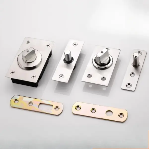 Premium Heavy-Duty Stainless Steel 360-Degree Concealed Hinge for Wooden Doors Thickened Vertical Horizontal Axis Pivot Hinges