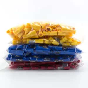 100pcs Insulated 12-10/16-14/22-18AWG Spade Electrical Connectors Crimp Male & Female Connectors Kits