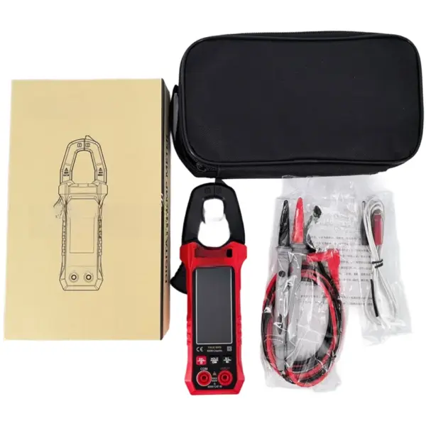 TS601 Voice Controlled Smart Clamp Meter for AC DC Voltage Current Resistance Capacitance and Temperature Measurement
