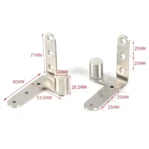 Stainless Steel Pivot Heavy Duty 270 degree Rotating Shaft Wooden Door Hinge Shaft Murphy Positioning Door Shaft Hidden Axis