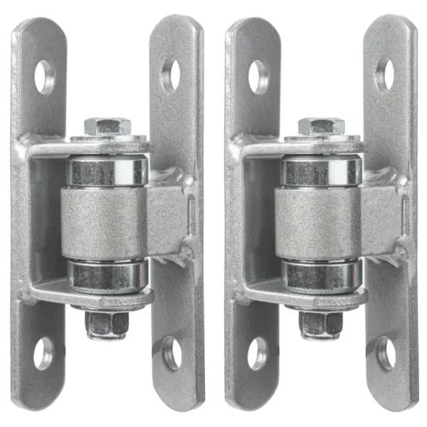 Heavy Duty Bolt-On Sealed Bearing Outdoor Door Hinge - Bolts to Door and Doorpost Adjustable Yoke Pivot CI3700 Door Hinge