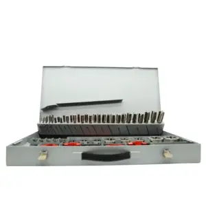 64 Pcs M3~M24 Diy Hand Tool Metric Set Hss DIN 352 Hand Tap And Die Tap Wrench Set In Grey Metal BoxHot Salescheap And Fine