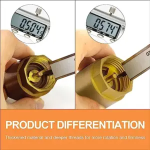 Brass Check Valve 1/2" NPT Female Vertical Check Valve For Water Pipe DN20 Single Way Non-Return Valve Water Pipe Backflow Preve