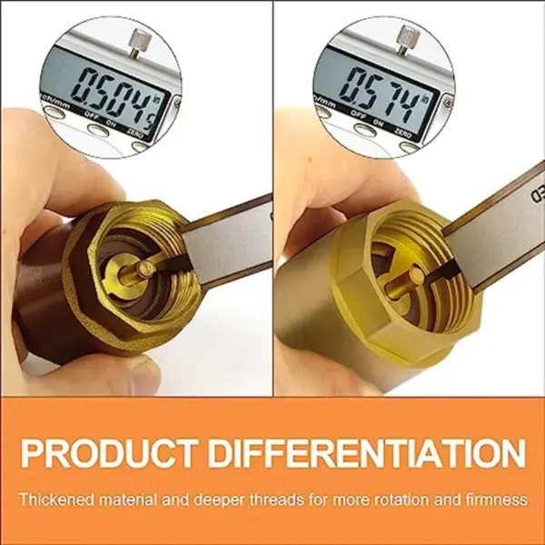 Brass Check Valve 1/2" NPT Female Vertical Check Valve For Water Pipe DN20 Single Way Non-Return Valve Water Pipe Backflow Preve