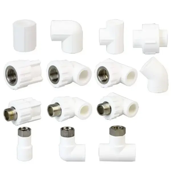 5 Pcs 20/25/32mm PPR Connector Pipe Fittings Elbow Direct Tee Hot Melt Inner and Outer Wire PPR Fittings Fittings Tube Connector