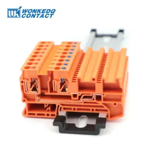 PTIO-IN2.5/3 Initiator/actuator Terminal Block Din Rail 2.5mm² Electrical Wire Connector Push-in Power Terminals PTIO-IN 2.5/3