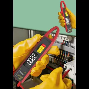 UX2 200A Clamp Meter 6000-digit AC DC Current Tester Voltage Resistance Frequency Duty Cycle Temp K-type Thermocouple Support