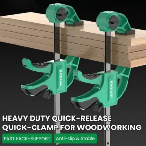 4/6/8 Inch Woodworking Clamp Work Set Hard Quick Ratchet Bar DIY Clip Tool Carpentry Release Hand Bed Fixing Cable Car Fastening