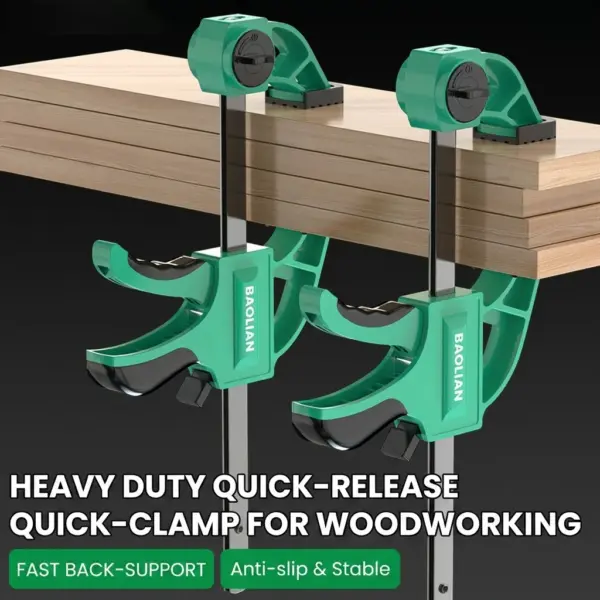4/6/8 Inch Woodworking Clamp Work Set Hard Quick Ratchet Bar DIY Clip Tool Carpentry Release Hand Bed Fixing Cable Car Fastening