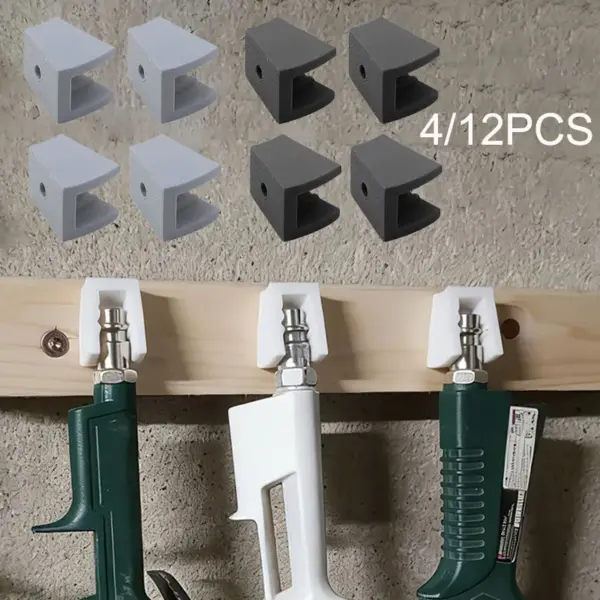 Air Tool Rack 4/12pcs Space-Saving Hanger Air Tool Storage Holder for Garage Workshop Auto Repair Car Wash Maintenance Area