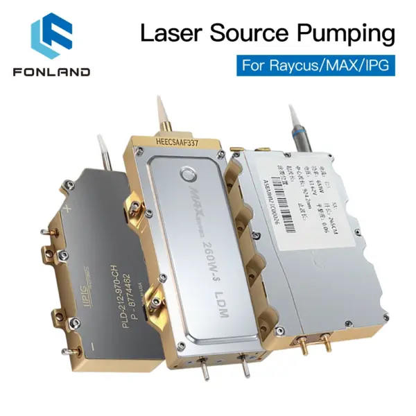 Fonland MAX Raycus IPG Original Laser Source Pump 120/250/370/500/700/1000W Fiber Laser Module Pulsed Laser Diode