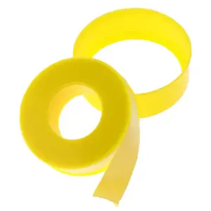 Yellow Thread PTFE Tape 12 Meter Gas Line Pipe Thread Tape Durable Sealing Strip for Kitchen Installations
