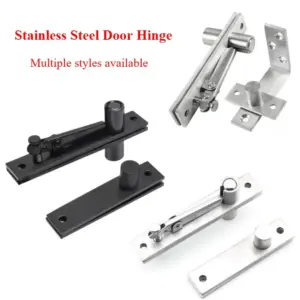 Stainless Steel Pivot Heavy Duty 90 360-degree Rotating Shaft Wooden Door Hinge Shaft Murphy Positioning Door Shaft Hidden Axis