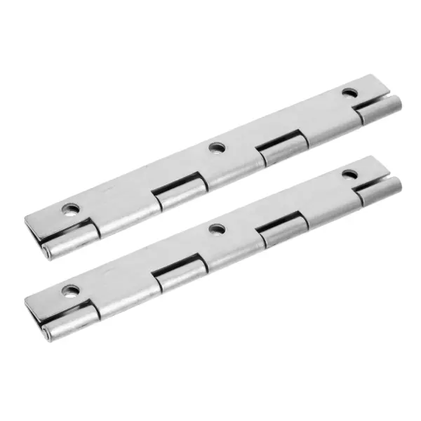 2Pcs Stainless Steel Hinges Heavy Duty Continuous Piano Hinge for Cabinet Door Wooden Box Toolbox Craft 6 Inch Long