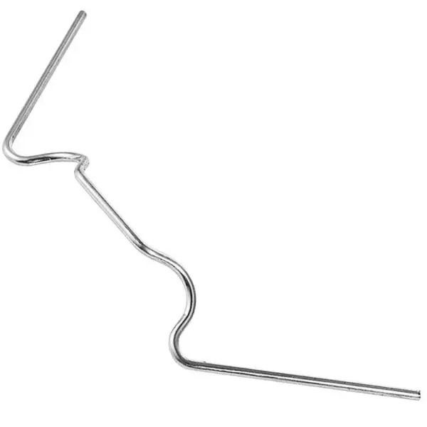 A02M-150Pcs Stainless Steel Greenhouse W Clips Spring Wire Glazing Glass Frame Fixing Clamp