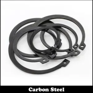 M35 M36 M37 Black Carbon Steel Mn65 Washer DIN471 C Type Snap Retaining Ring For 35mm 36mm 37mm Outside External Shaft Circlip