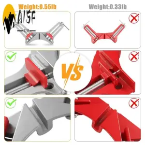 A15F-4Pcs Corner Clamp Right Angle Clamp 90 Degree Clamps For Woodworking, Photo Framing,Drawers,Glass Holder