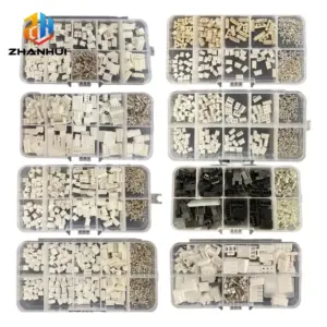 1Box JST SH1.0/1.25/PH2.0/XH2.54/VH/SM/KF2510 Connector Kit - Male/Female Housing & Crimp Terminal for Electronics