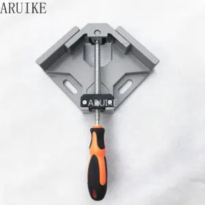 1pcs 90 Degree Right Angle Clip Clamp Tool Single Handle Aluminum Alloy Corner  Woodworking Frame    Folder