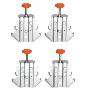 A20F-Stainless Steel Right Angle Clamp For Woodworking, Durable Rust&Corrosion 90 Degree Corner Clamps With Adjustable