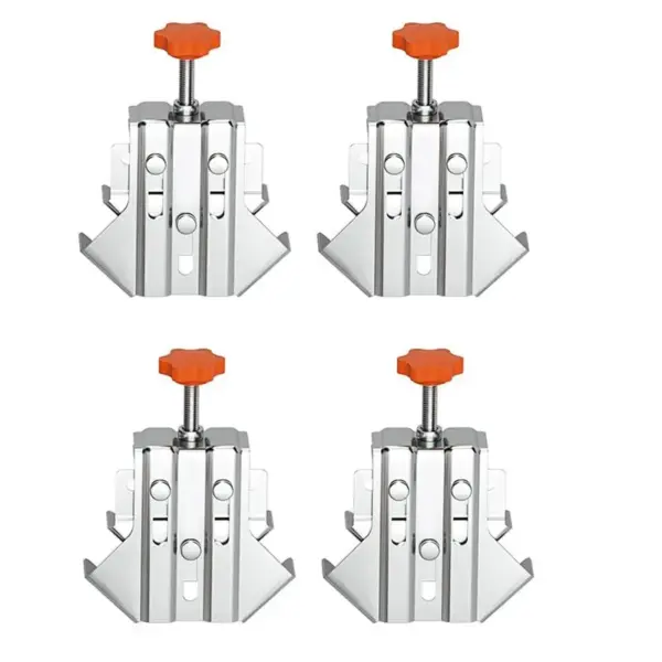 A20F-Stainless Steel Right Angle Clamp For Woodworking, Durable Rust&Corrosion 90 Degree Corner Clamps With Adjustable