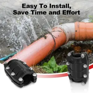 B08B-Pipe Repair Clamp 3/4 Inch Leak Sealer,Emergency Pipe Repair Kit For Plastic And Metal Pipes