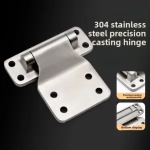 Heavy Duty T-Type Hinge Precision Casting Metal Door for Industrial Machinery Equipment Hinge Reinforced Stainless Steel