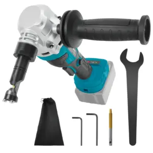 Cordless Metal Nibbler 30000RPM Brushless Electric Sheet Metal Cutter 3 Speed Steel Aluminum Cutting for Makita 18V Battery Pin