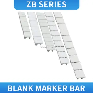 100PCS ZB4/ZB5/ZB6/ZB8/ZB10/ZB12 UK3N UKK3 USLKG3  Blank Din Rail Terminal Blocks Maker Strips Label