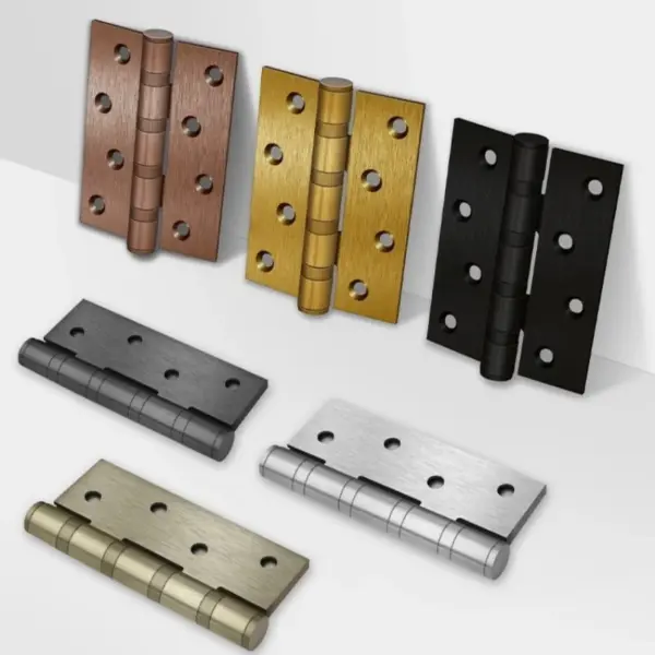 Heavy Duty Stainless Steel Door Hinge 3mm Thick Load Bearing with 4 Inch Bearings Mute for Room Doors Gemel Furniture Hardware