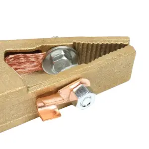 300A High Current Grounding Clip Pure Copper Heavy Duty Welding Ground Clamp For Electrical Welding Work Tools