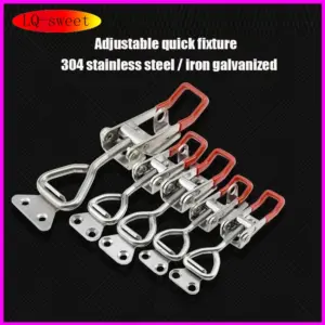 Adjustable Toolbox Case Metal Toggle Latch Catch Clasp Quick Release Clamp Anti-Slip Push Pull Toggle Clamp Tools