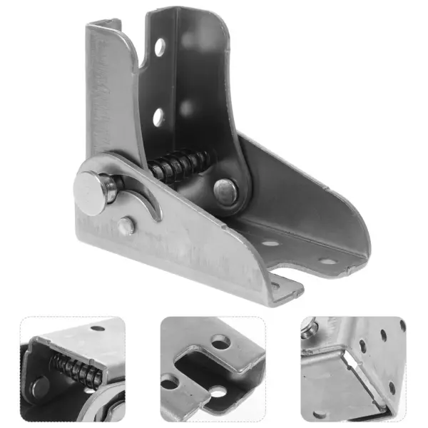 4Pcs Self Locking Folding Hinge Heavy Duty Folding Table Cabinet Door Hinge Furniture Parts Locking Hinges Door Hinges