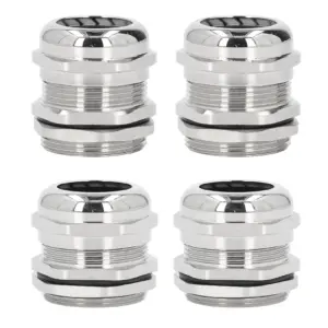 Cable Gland Stress Relief IP68 Waterproof Ni Plated Brass Metal Cord Grip for Electrical Boxes Lighting Cable Gland Protector